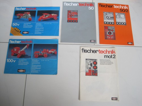 Konvolut fischer technik - 5x,