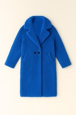 Cobalt Whisper Teddy Coat