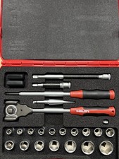 Hilti S-HWS 1/2".  26`er SET.  STECKSCHLÜSSEL SATZ MIT HAMMER-RATSCHE.