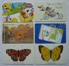 6 TELEFONKARTEN 12 DM u.a. Fix & Foxi Telecard 95 WWK Versicherung Schmetterling