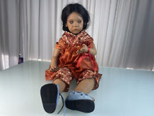 Künstlerpuppe Annette Himstedt Vinyl Puppe Anila 74 cm. Top Zustand