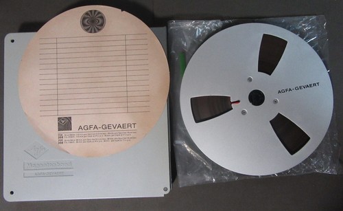 Agfa aluminium tonband spule - agfa, tonband-spule