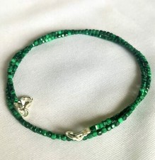 Malachit Kette - 925er Silber