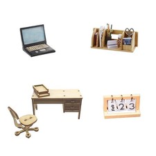 Miniatur Büro-Zubehör Laptop