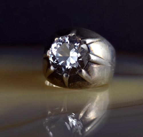 Ring silber 925 bergkristall - ring,