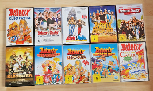 10x asterix dvd sammlung - dvd,