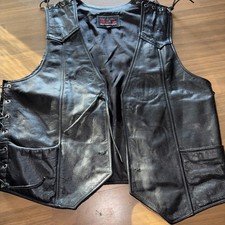 Leder Kutte Ohne Patch Aufnäher  Pins Backpatch  Motorrad Club