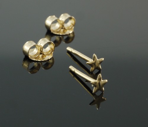 585 gold mini - stern, ohrstecker