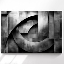 Abstrakte Leinwandbilder 3D