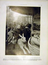 Original alter Vintage Druck