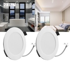 2x12W LED Spot Einbaustrahler