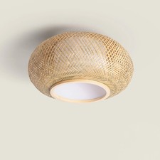 Deckenleuchte Rund Bambus