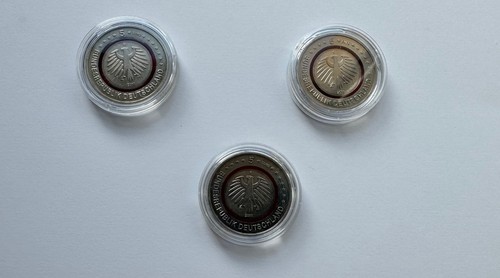Euro münze tropische - 3x, 5-euro-münze