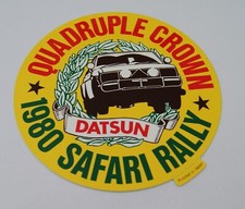 Werbe-Aufkleber Datsun 160J