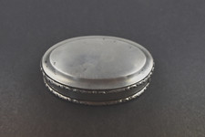 antike Schmuckdose, Pillendose Silber 800 aus Nachlass. Jugendstil um 1910