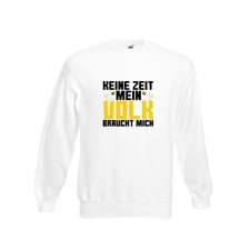 Mein Volk braucht mich | Bienenvolk | Imker | Honigmacher Sweatshirt Weiß