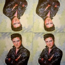 Elvis Presley - Serviette - Fliegerjacke