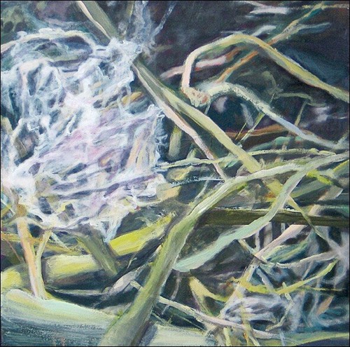 Minten abstrakt kunst acryl - minten,