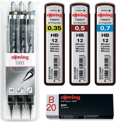 Rotring tikky 3er set mit - rotring,