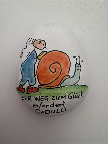 Handbemalter naturstein - handbemalter,