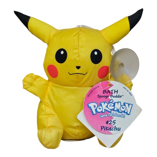 Vintage pikachu bath sponge - bath,