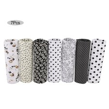 7 Stk. 25x25cm Baumwolle