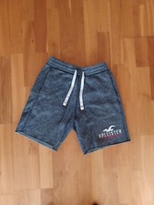 Hollister Stoffhose Kurz Herren Gr. XS Blau