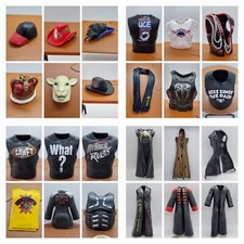 WWE WRESTLING ACTION FIGUR ZUBEHÖR KLEIDUNG KLEIDUNG WAFFE MASSGESCHNEIDERTES BÜNDEL