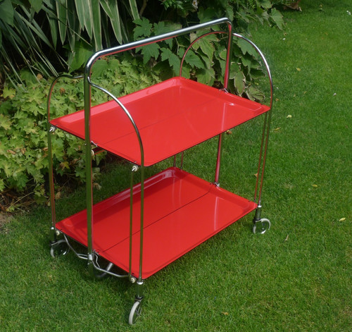 Vintage teewagen servierwagen - teewagen,