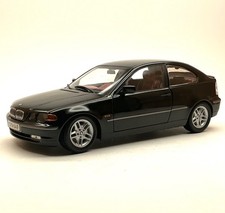 Kyosho BMW 325 ti Compact E46 Sportcoupe in schwarz, extrem selten, 1:18, RV11