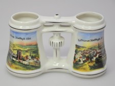 Fernglas Opernglas aus Porzellan Souvenir vom Luftkurort Stadtkyll-Eifel ~1970