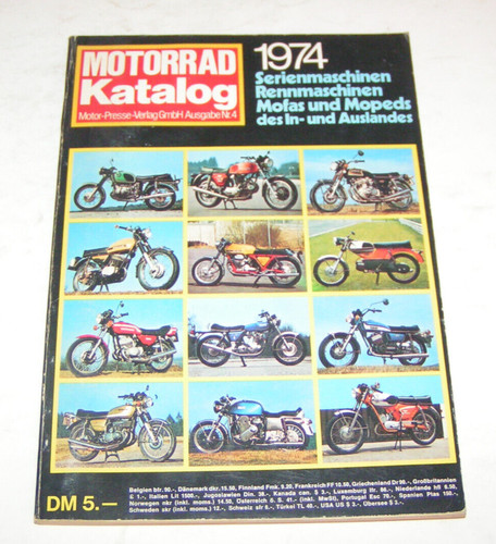 Motorradkatalog 1973 1974 - 1973/1974,
