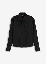 Satin-Bluse mit Schluppe Gr