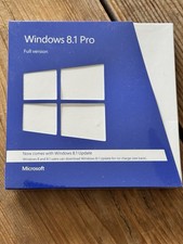 Microsoft Windows 8.1 Pro Vollversion. 32/64 Bit, Englisch mit MwSt Rechnung