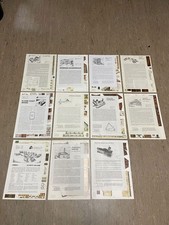 Modellbaubogen Konvolut - Elf Schweizer Gebäude - Züricher Lehrerverlag