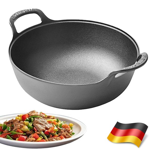 20cm wok aus - wok, gusseisen