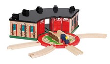 EMILO Holzlokschuppen mit