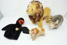 Steiff 4 Tiere im Set, antik