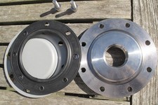 Gewindeflansch 1 1/2 Zoll  aus VA für diverse Hobbyzwecke. LESEN!!!
