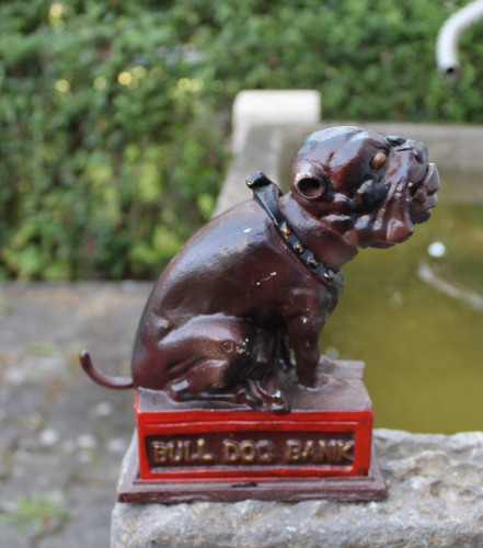 Bulldog bank spardose - bulldog,