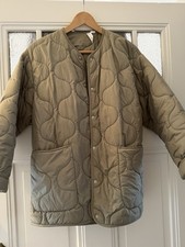 Zara Khaki Grüne Steppjacke M