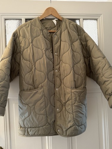 Zara khaki grüne steppjacke - zara,