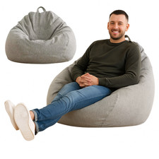 Sitzsack 350L Hellgrau mit