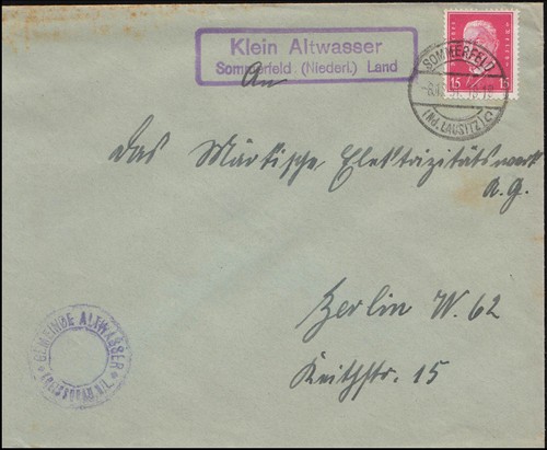 Landpost klein altwasser über - klein,