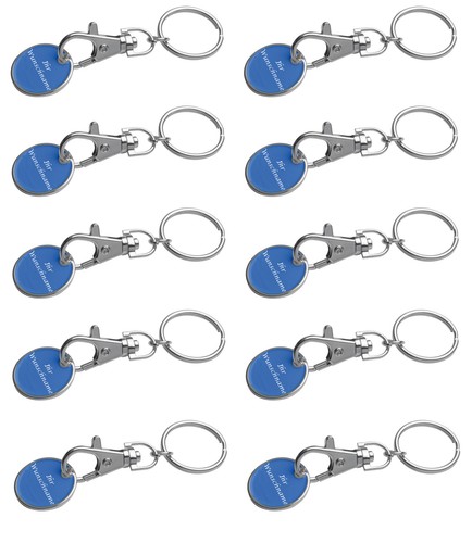 10x metall schlüsselanhänger - 10x,