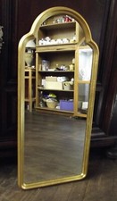 Spiegel, Wandspiegel, schmal, Antikgold