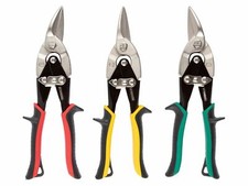 3 Blechscheren Blechschere Set 3er Metallschere links rechts gerade 1,2mm 