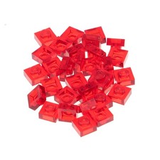 30x Lego Bau Stein 1x1 Platte