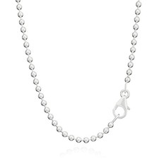 925 Sterlingsilber Kugel Kette