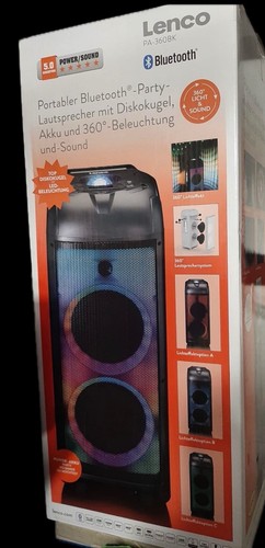 Lenco pa360bk party - lenco, party-bluetooth